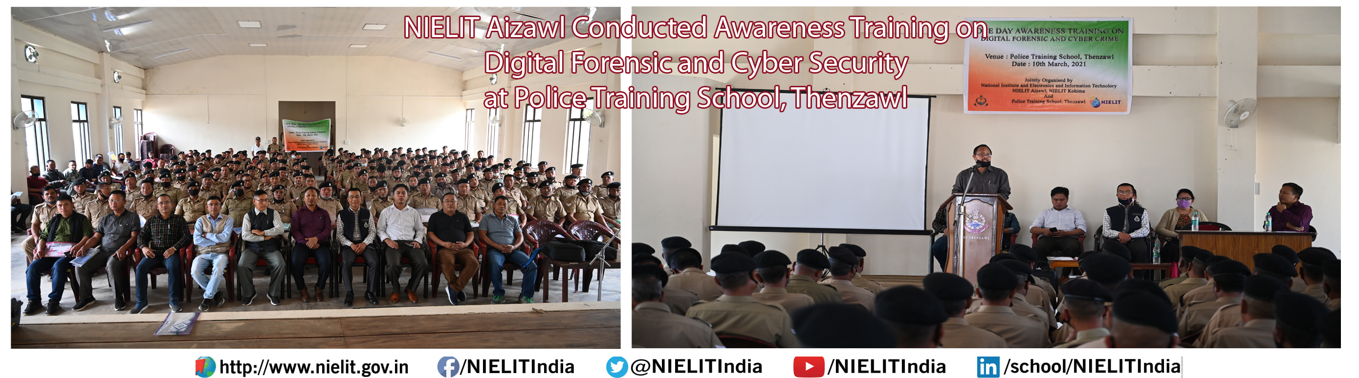 NIELIT Aizawl Conducted Awareness Training on Digital Forensic and